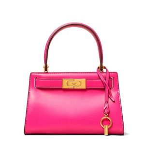 Tory Burch Lee Radziwill Mini Bag Bright Pink
